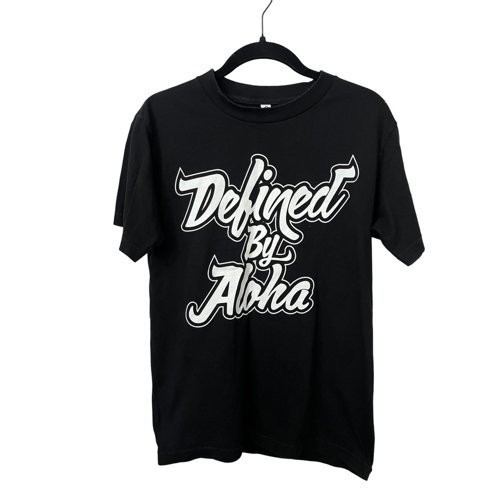 Defined by Aloha T-Shirt Small Black Hawaiian